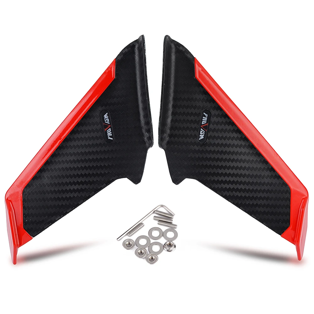 Фото Мотоциклетный аэродинамический спойлер Winglet комплект крыла для Honda CBR500R CBR600 CBR650R CBR1000 CBR650F CBR300R CBR 500R 650R 1000 №1