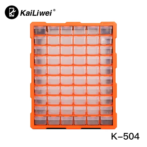 Шкаф для хранения деталей Kailiwei с выдвижными ящиками, винты, электронные компоненты, комбинированная классификация инструментов, коробка для сортировки LEGO K521