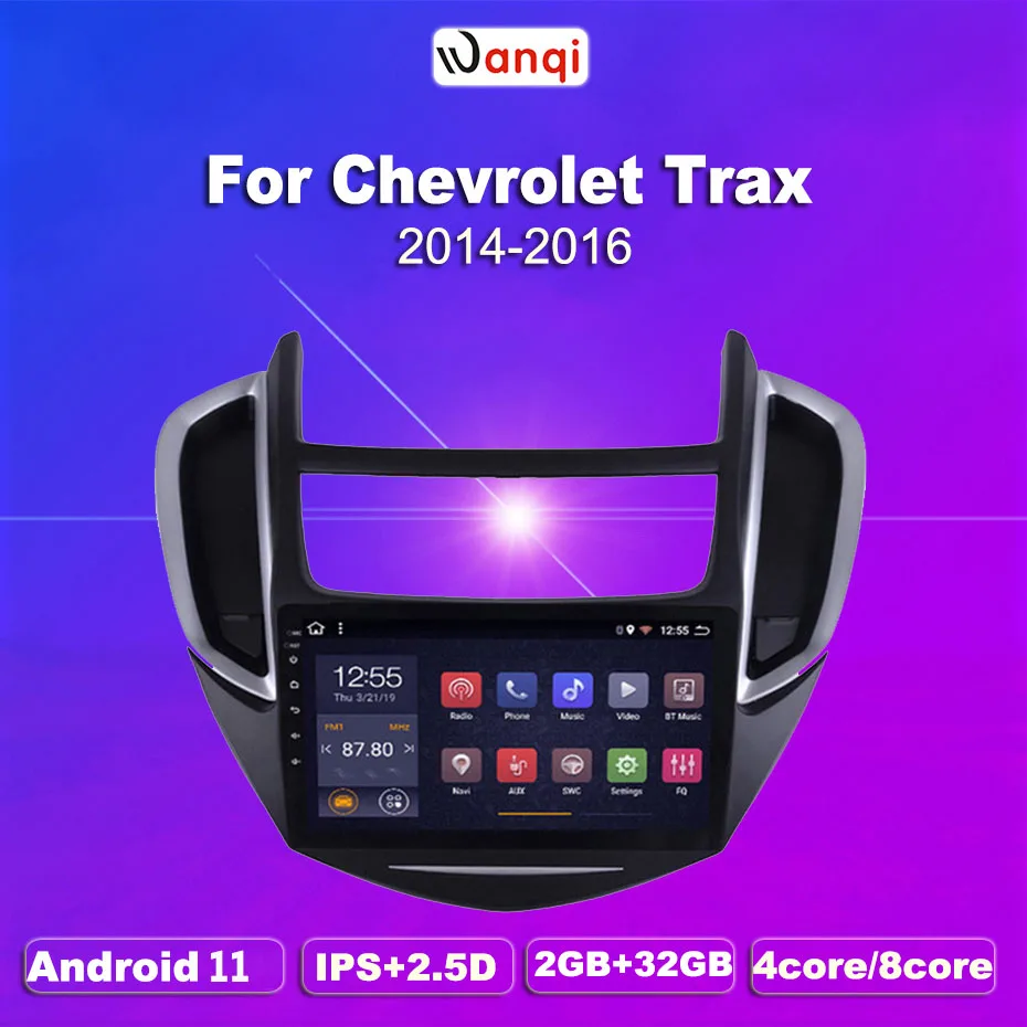 

2G RAM 32G ROM 9 inch Android 11 car multimedia system For Chevrolet Trax 2014-2016 gps radio navigation