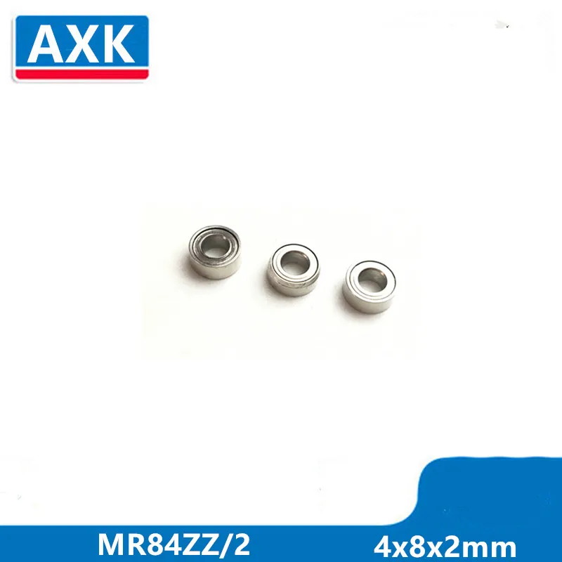 AXK No-Stand 10Pcs MR84ZZ-2 4x8x2mm, радиальный шарикоподшипник, Миниатюрный подшипник высокого качества
