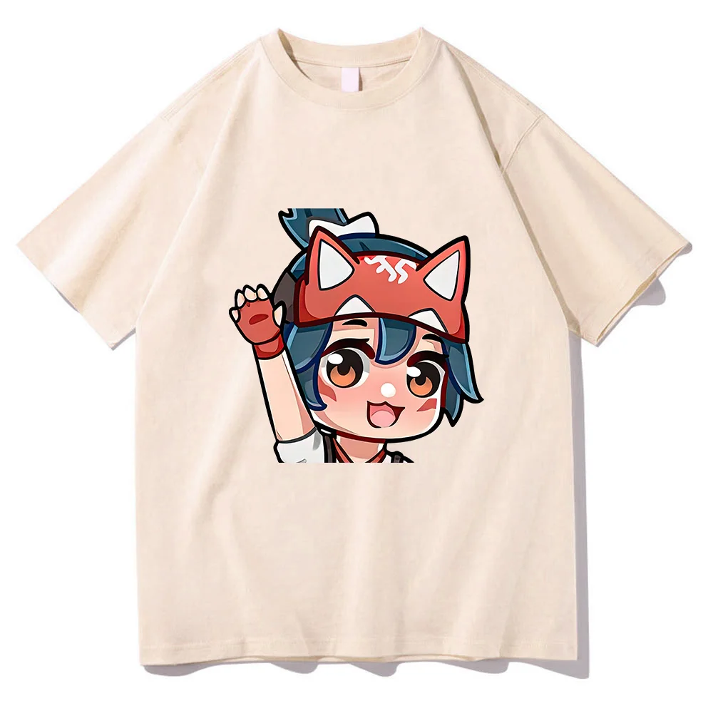 

Kiriko Overwatch 2 T-shirts WOMEN 100% Cotton High Quality T Shirts Summer Tshirts Kawaii/Cute Sense of Design High Street LOOSE