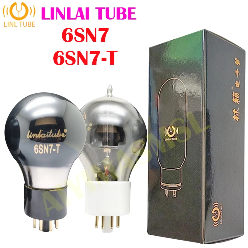

LINLAI 6SN7-T 6SN7 Vacuum Tube Replace upgrade 6SN7GT 6N8P 6H8C CV181 Electronic Tube Series Applies Audio Amplifier