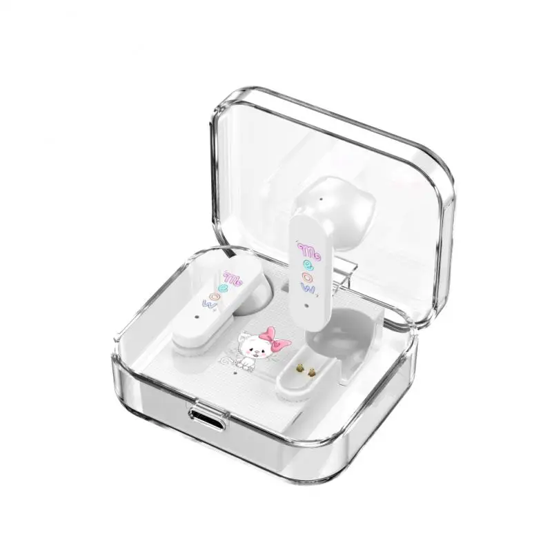 

Transparent Sport Headphone Touch Control Wireless Earphone Low Delay With Charging Box For Xiaomi Tws Earbuds Headset