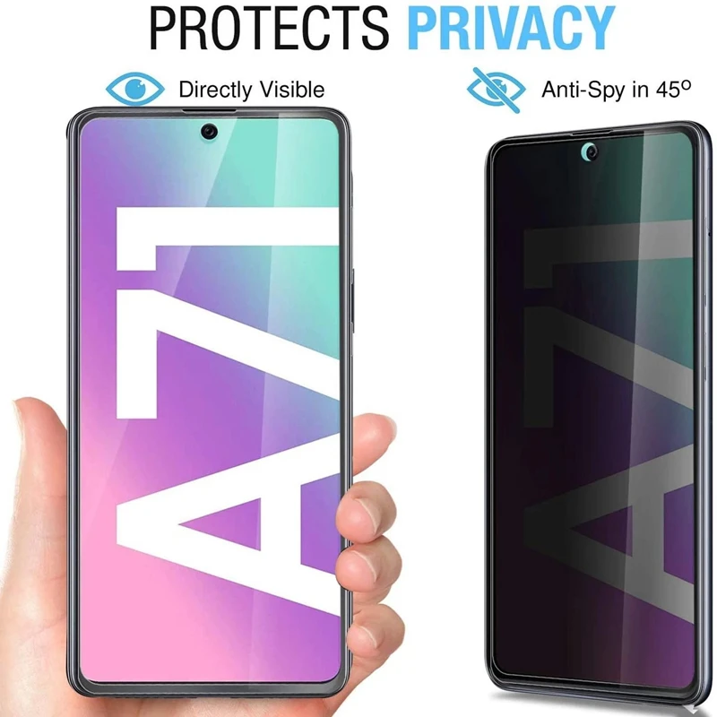 Privacy Screen Protectors for Samsung A52 A13 A53 A32 A12 A54 A51 A52S A72 A34 A33 A21S A73 Galaxy S10E M12 M52 Anti-spy Glass
