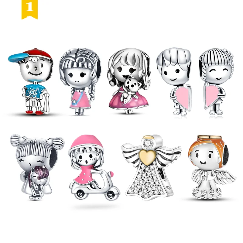 

Шармы-бусины серебряного цвета для браслетов Pandora 925