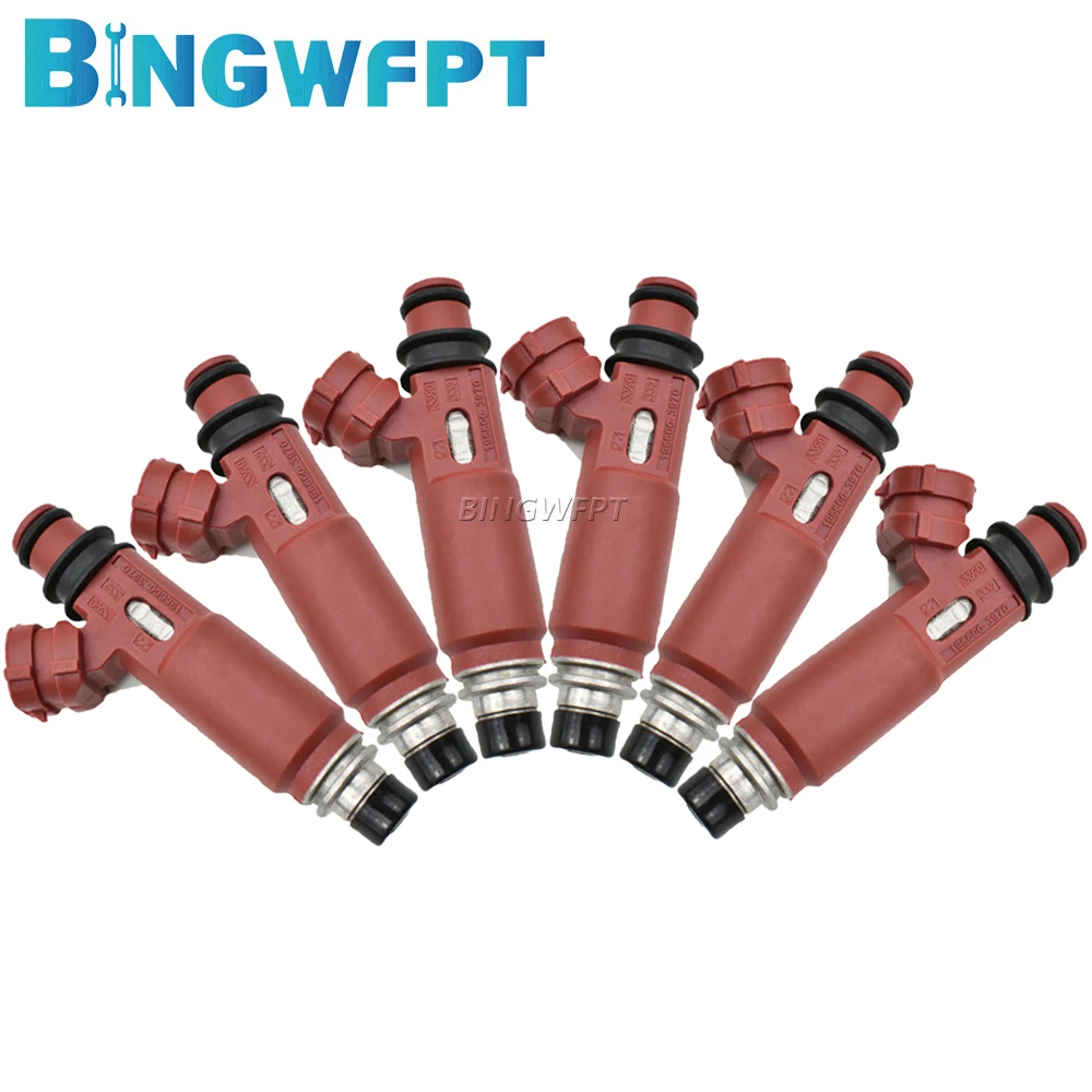 

6pcs/set Fuel Injectors Nozzle 195500-3970 MD357267 FJ943 4G1725 For Mitsubish Montero 3.5L V6 2001-2002