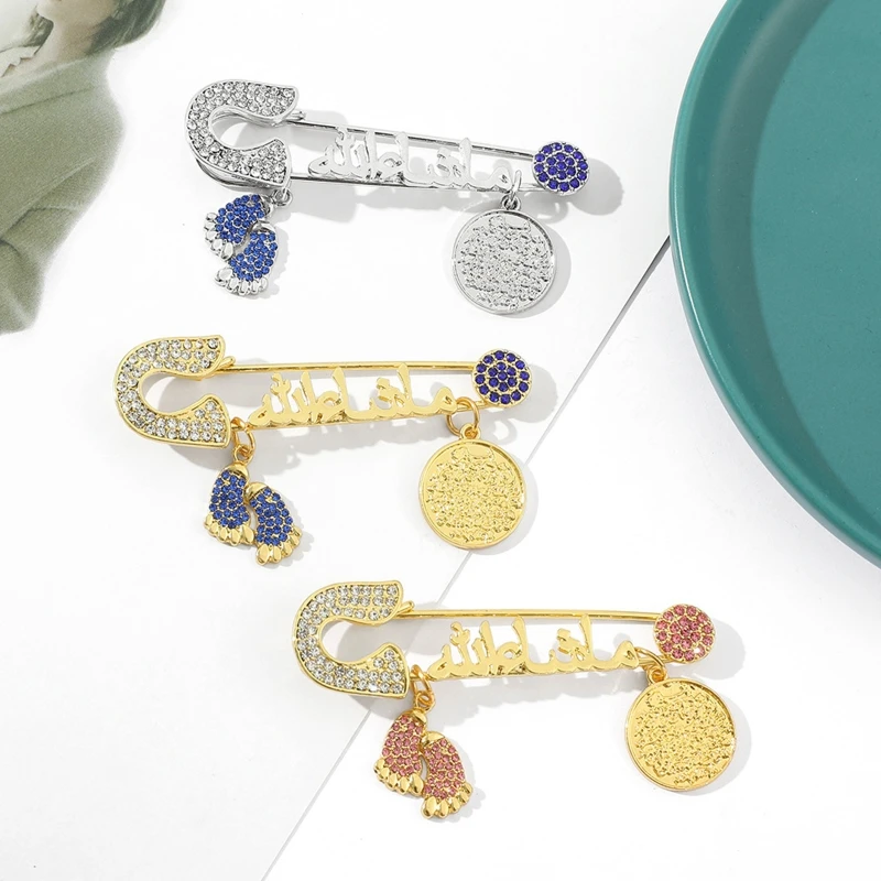 Амулет Брошь булавка с ногами счастливое очарование для мужчин женщин