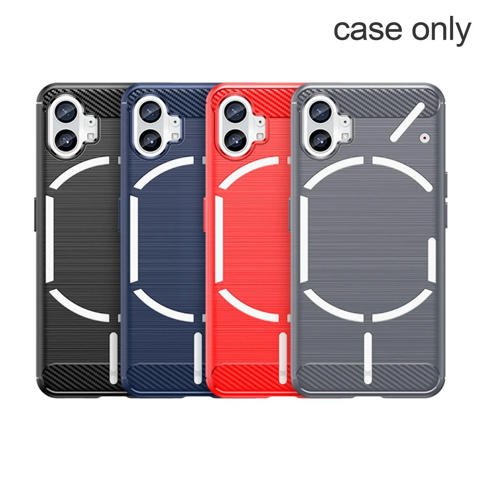 

For Nothing Phone 1 Texture Brushed Line Shockproof Anti-scratch Soft Tpu Back Cover For Nothing Phone 1 F8s8