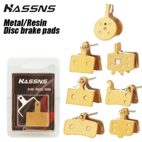 hassns 1 pair2pcs mtb metal resin bicycle brake pads mountain bike disc hydraulic for 4 piston brake shimano cycling part
