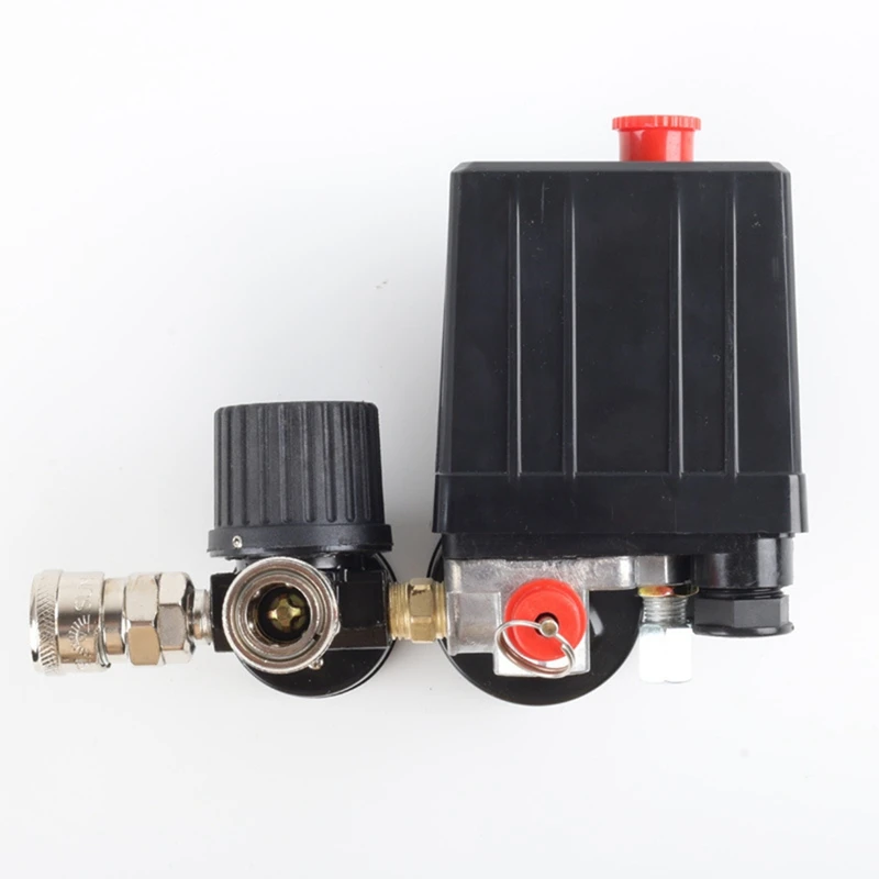 Регулирующий клапан воздушного насоса 180 л/мин Манометр 0-220 фунт/кв. Дюйм 380 в/в