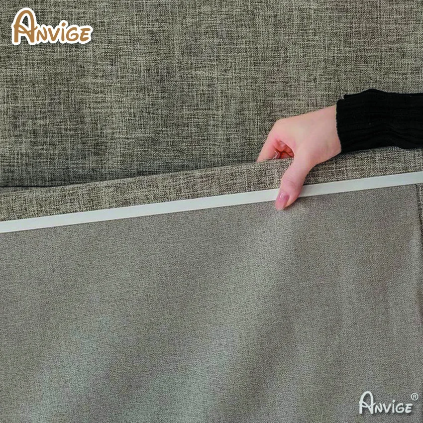 Современные толстые хлопковые льняные плоские римские шторы с высоким