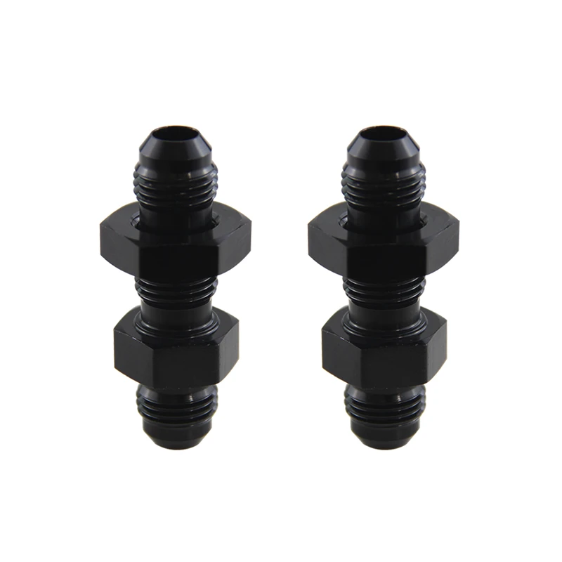 

Universal AN6 Male to Male 6AN 9/16"-18 UNF Straight Bulkhead Fittings With Nut