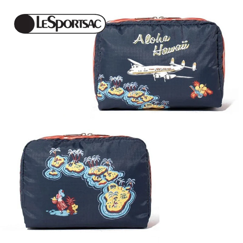 

New 2022 Lesportsac Collaboration Women's Bags Cosmetic Bags Cute Storage Bags Clutches Tote Bags Toys for Girls