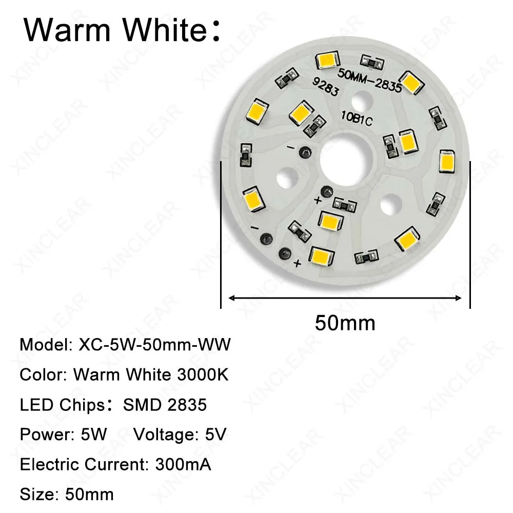 

Светодиодные панели XIANGCLEAR XC-5/10W теплый белый свет