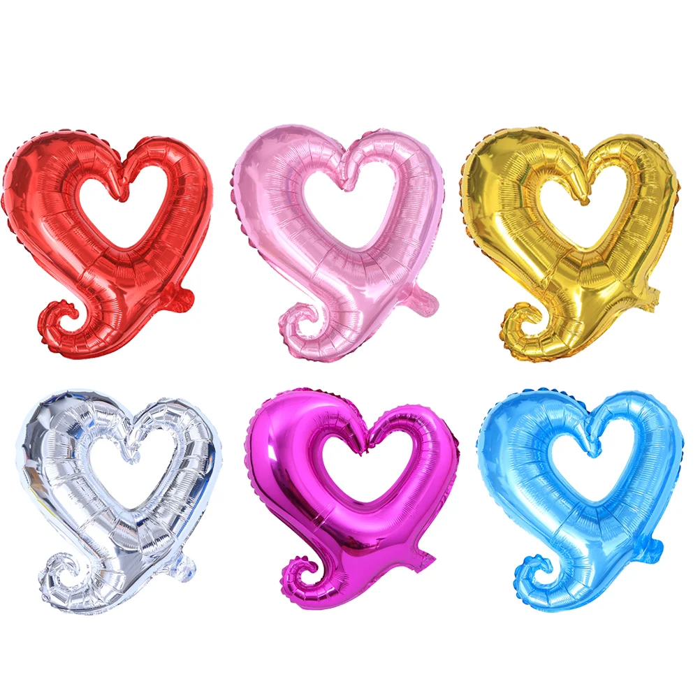 

Balloons Heart Balloon Party Aluminum Birthday Wedding Valentines Decoration Day Celebration Hook Love Shower Anniversary Air