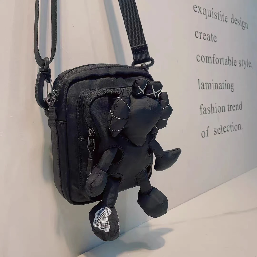 

Women's Small Shoulder Bag Waterproof Nylon Crossbody Bag 3D Doll Bag Versatile Fashion Commuter Casual Bag For Girls Women New
