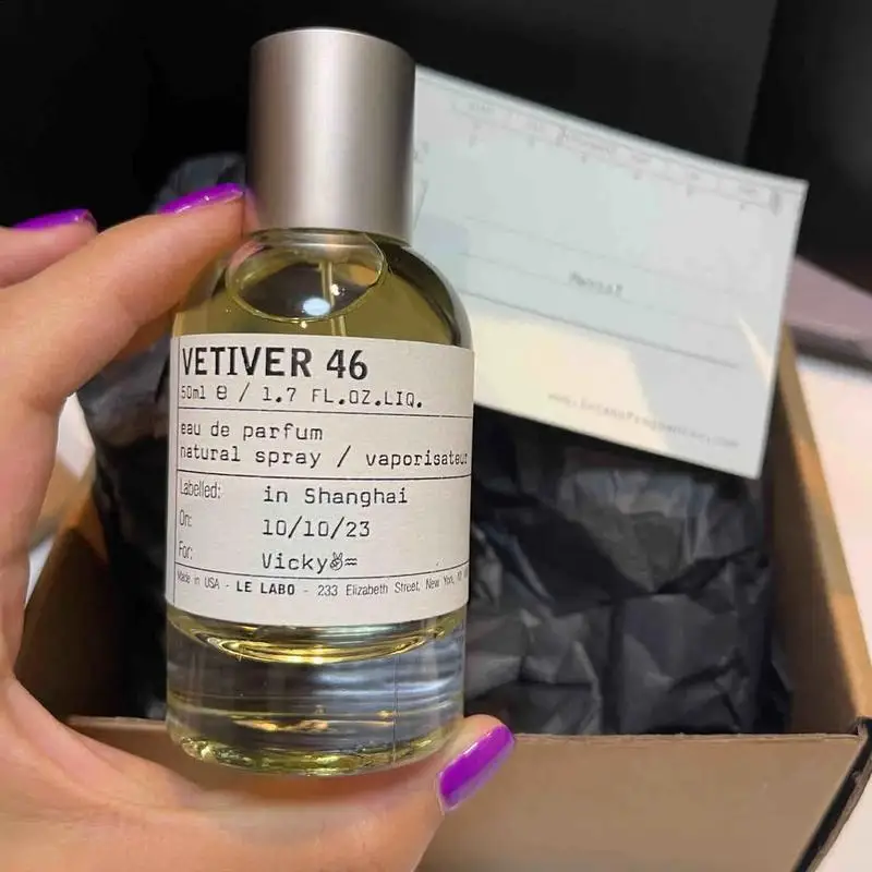 Vetiver 046 Духи Woody Аромат Стойкий легкий аромат Нишевый свежий для мужчин и женщин