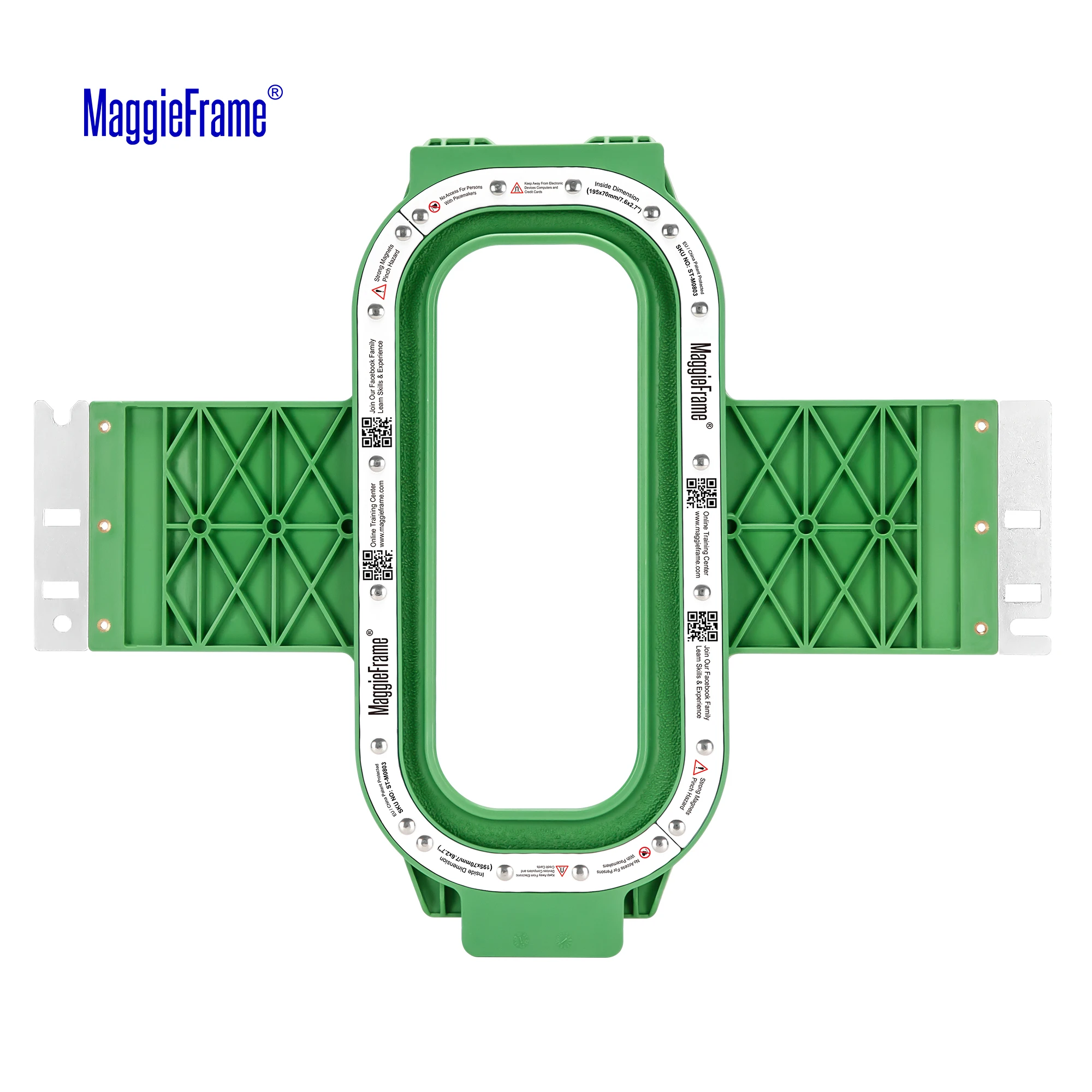 Фото Магнитное кольцо MaggieFrame 7,6 x 2,7 дюйма |   195x70 мм для вышивальной машины BAI Mighty Hoop Вышивальные пяльцы №3