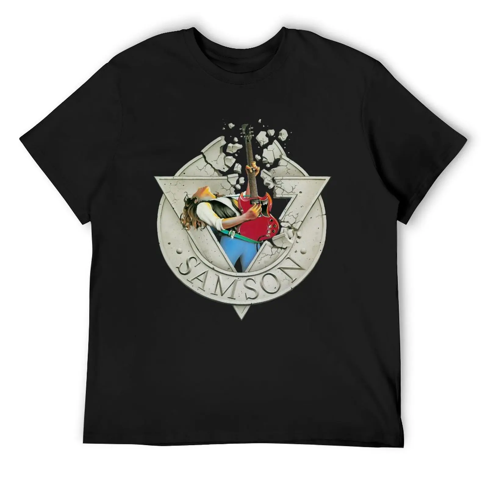 Футболка Samson God винтажная футболка с аниме тяжелая топы мужские забавные