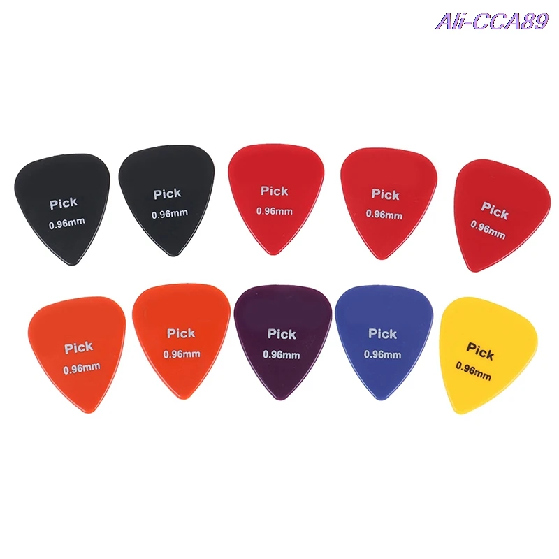 

10Pcs Guitar Pick Non-slip Plastic Mediator for Acoustic Electric Guitarra Ukulele Accessorie Random Color