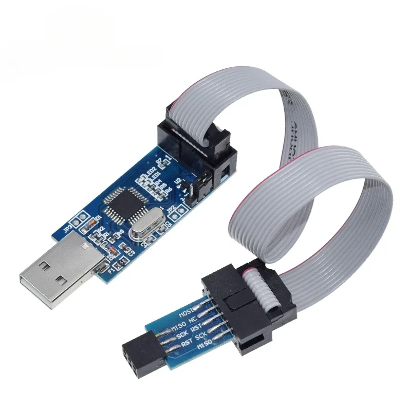 Официальный программатор USBASP USBISP AVR USB ISP ASP ATMEGA8 ATMEGA128 поддержка Win7 64Board