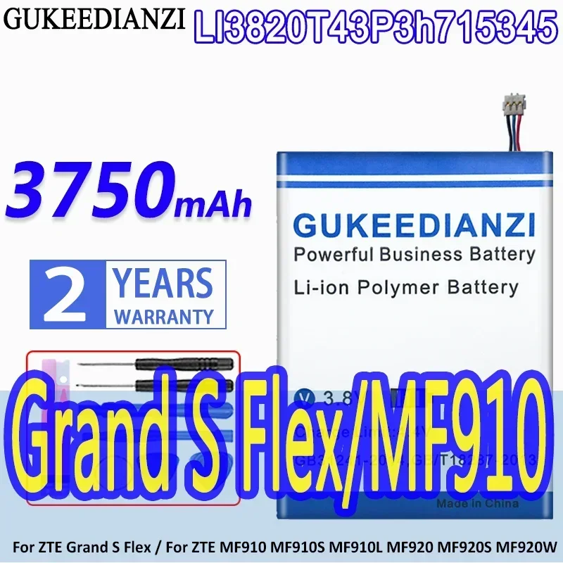 Аккумулятор 3700 мАч для ZTE Grand S Flex MF910 MF910S MF910L