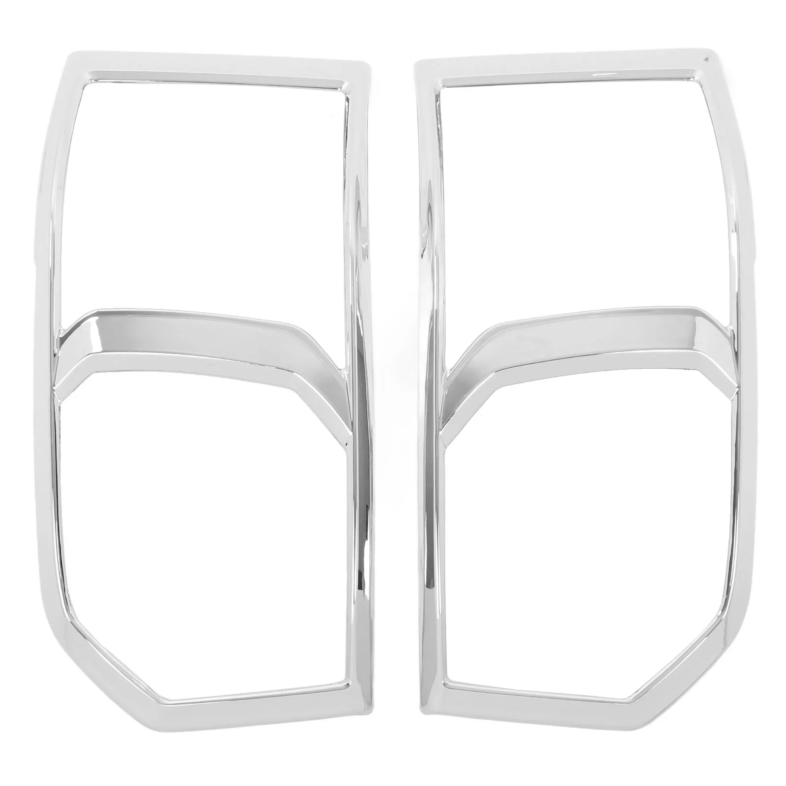 Накладка на переднюю фару самоклеящаяся хромированная