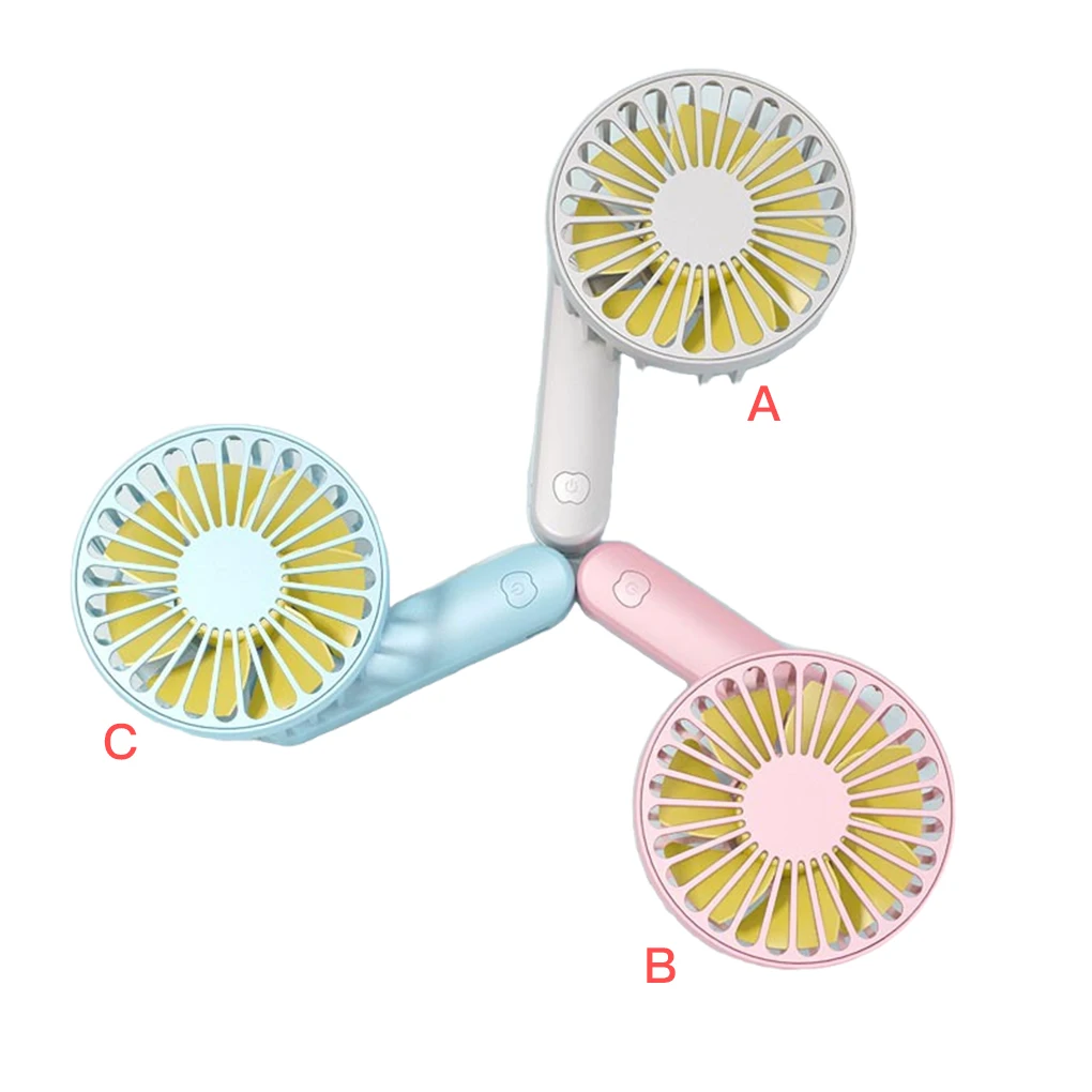 

Mini Fan Handheld Cool Tool Cooling Equipment with Long Endurance Time for Bedroom Dormitory Office Travel Using Pink