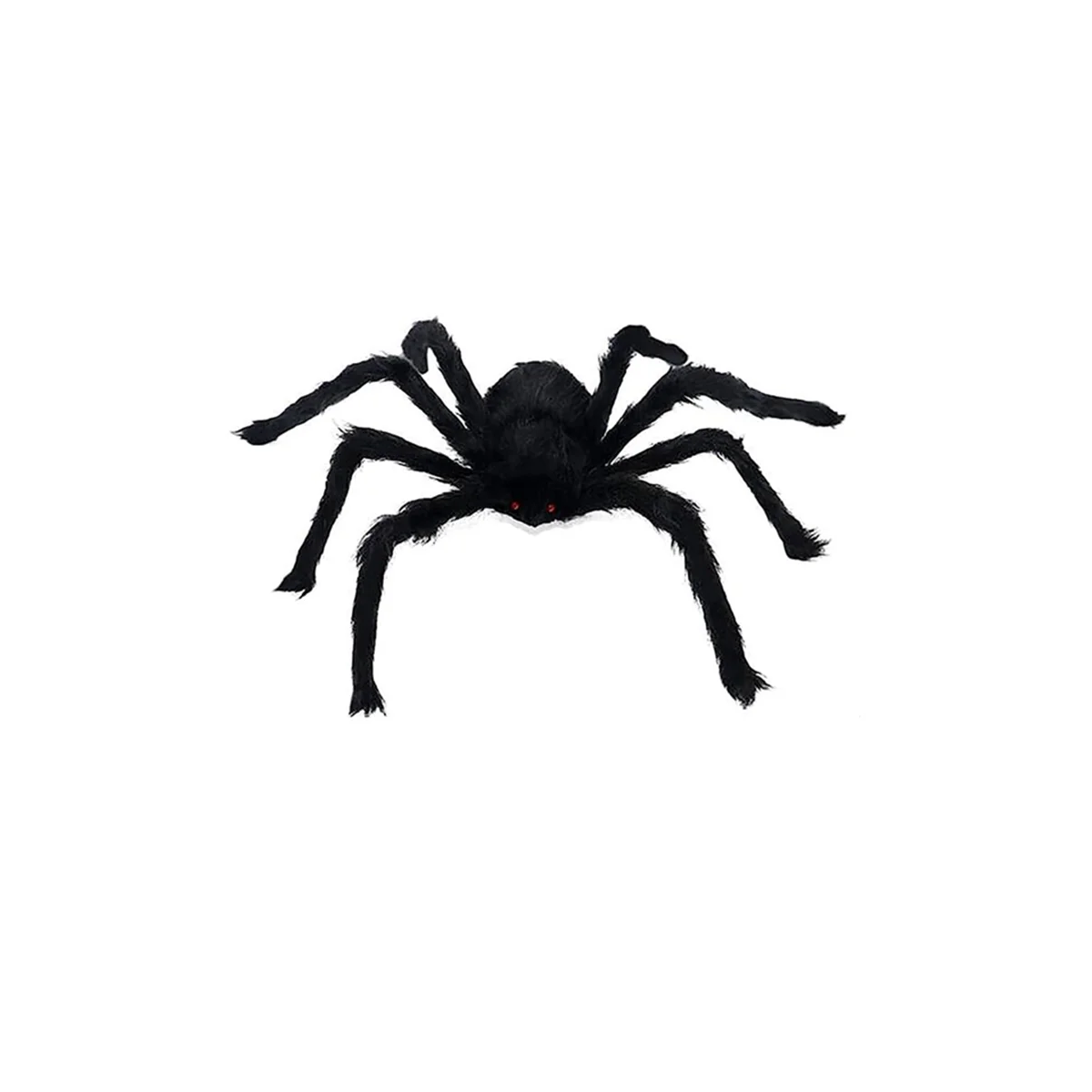 

Украшение в виде паука на Хэллоуин, Черная мягкая искусственная кожа, реалистичные реквизиты Okumo подходят для семьи и двора
