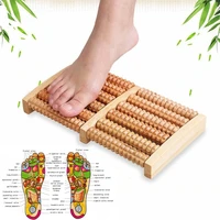 35 raw wooden foot roller wood care massage reflexology relax relief massager spa gift anti cellulite foot massager foot care
