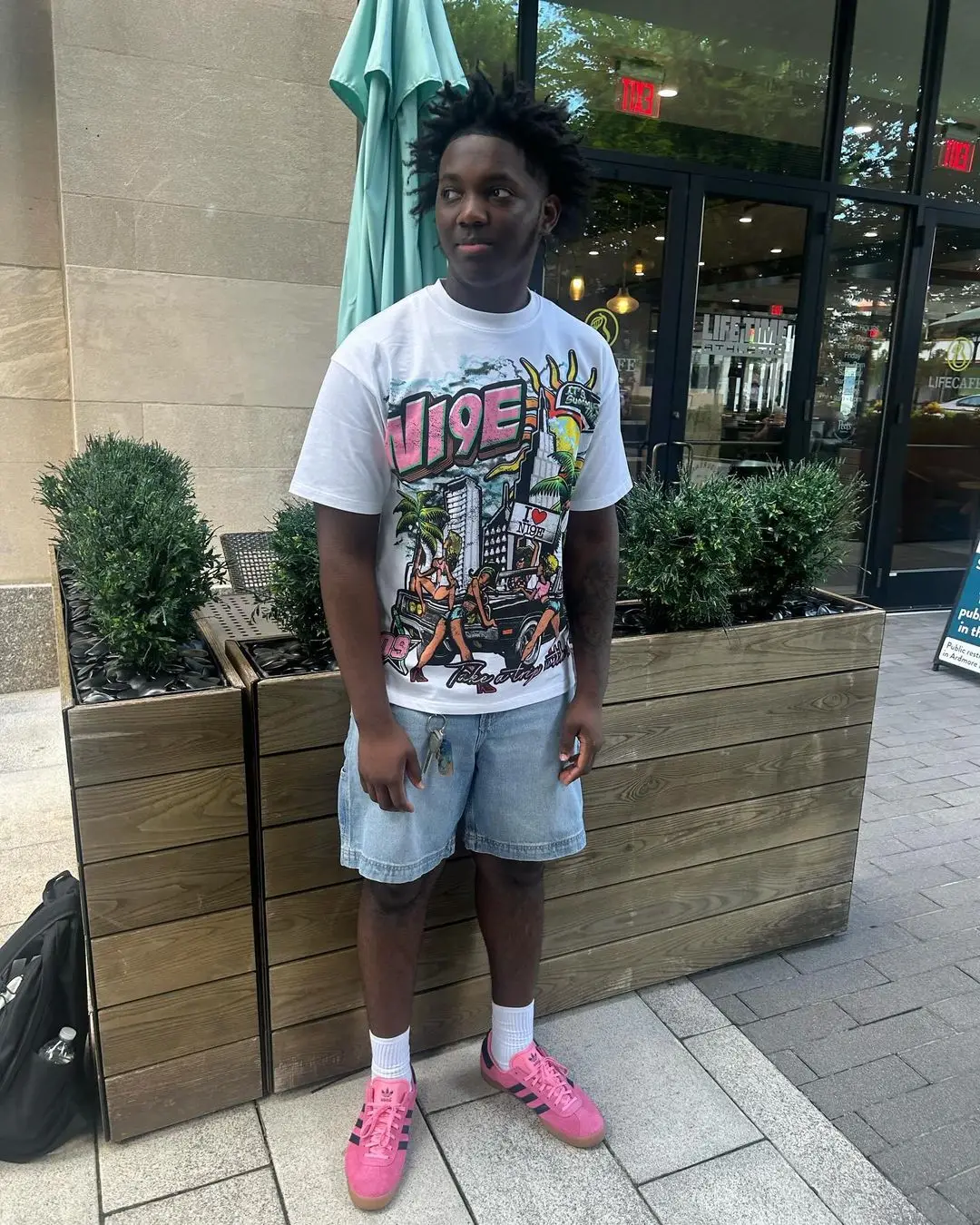 Футболка в стиле Харадзюку С мультипликационным принтом y2k топы большого размера