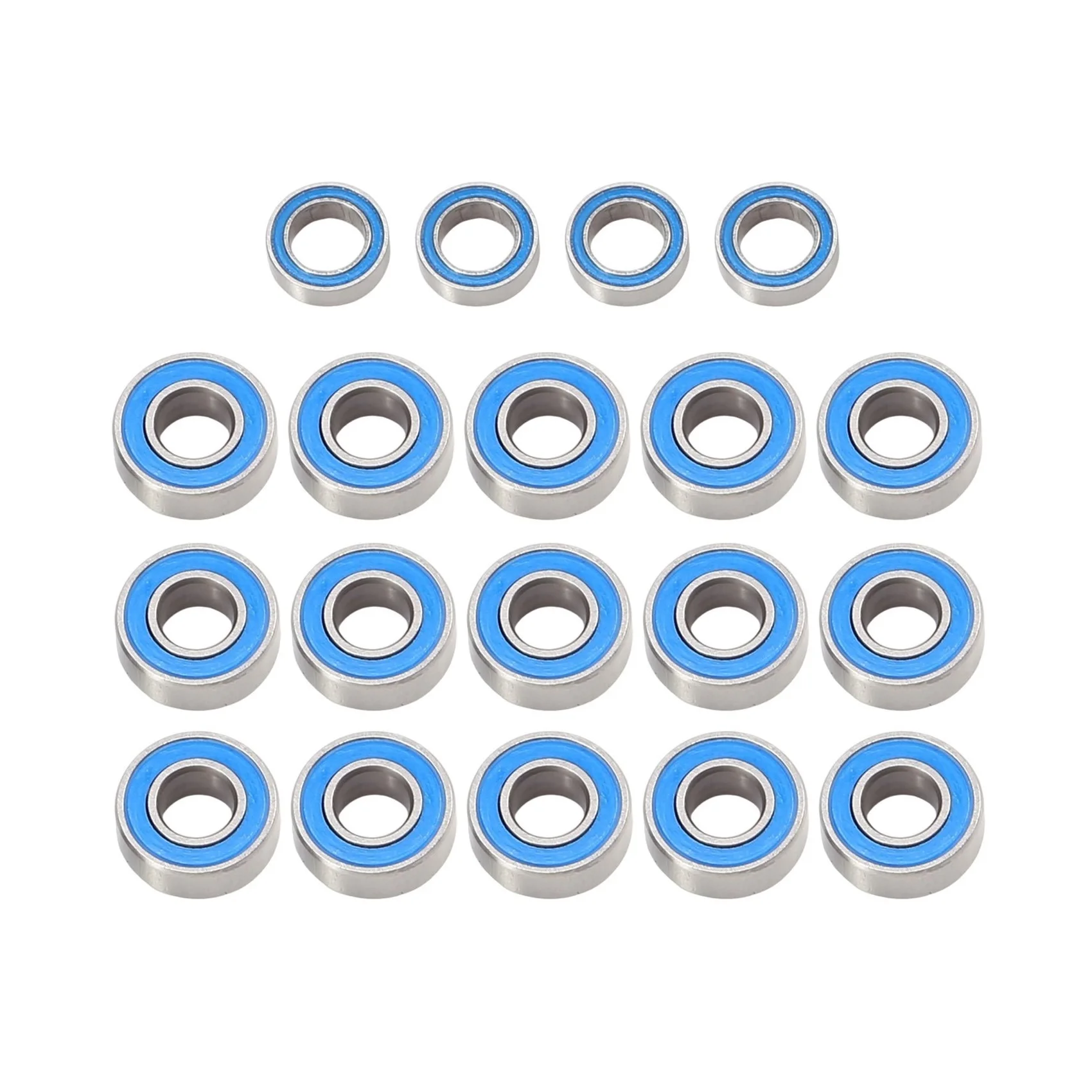 

19pcs Rubber Sealed Steel Bearing Kit for Traxxas Slash 2WD Bandit Stampede Rustler 2WD 1/10 RC Car Upgrade Parts Accessories