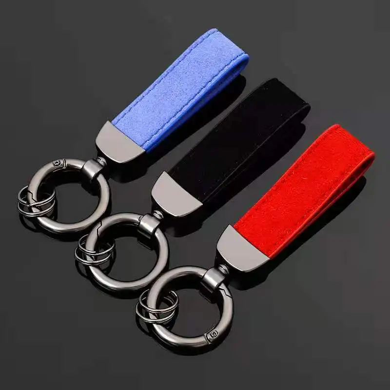 

Car Emblem Badge Genuine Leather Key Chain Ring for Audi A1 A3 A4 A5 A6 A8 TT Q2 Q3 Q5 Q7 Q8 Car Styling Keychain Keyring Keyfob