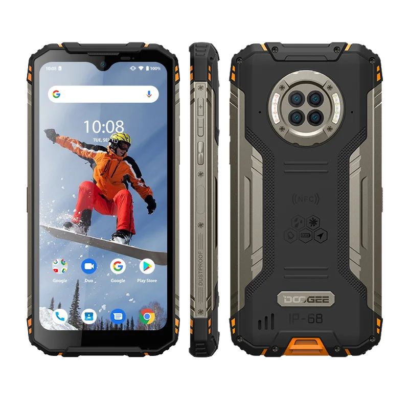 

Прочный смартфон S96 Pro 8 ГБ ОЗУ IP68 с запасной кнопкой для SOS/POC