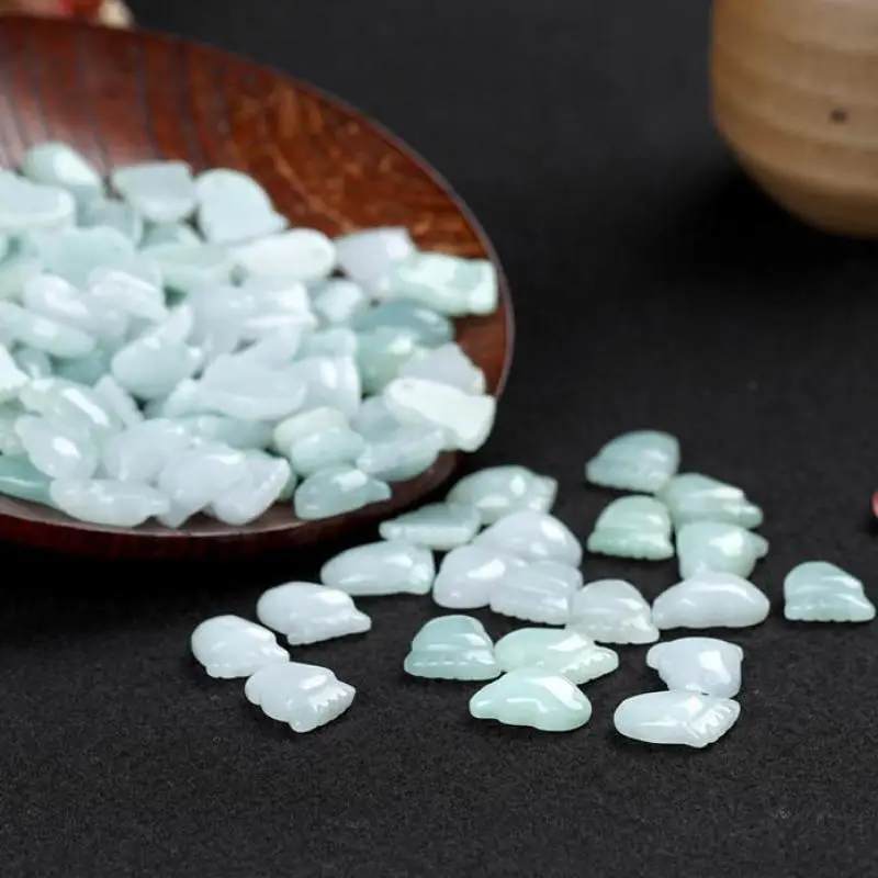 

10*13mm Myanmar Jadeite Grade A Burma Jade Foot Beads For Jewelry Making Diy Necklace Earring Bracelet Charms Pendant Accessorie