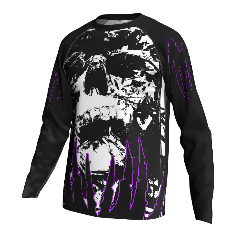 

Outdoor Fishing Shirt Cycling Hiking Jersey Soft Clothing Anti-UV Dry Breathable Summer Long Sleeve Unique Mountain Road Tops
