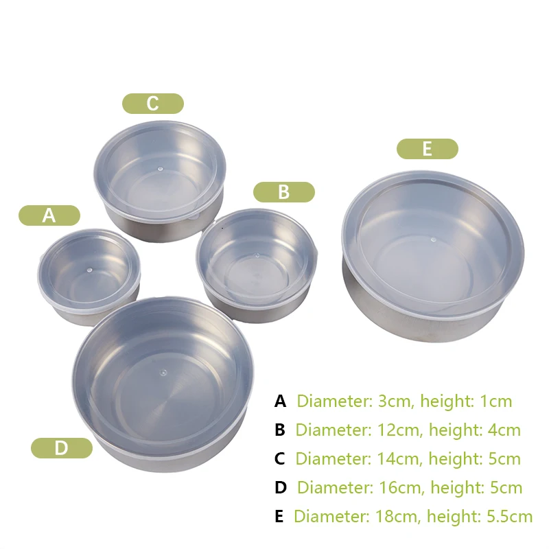 5 шт. контейнер для хранения пищевых продуктов из нержавеющей стали