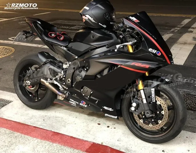

New ABS Fairings Kit Fit For YAMAHA YZF-R6 R6 2017 2018 2019 2020 2021 2022 17 18 19 20 21 22 Bodywork Set Black Matte