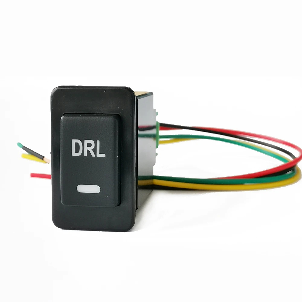 

1 шт. для Nissan Patrol Y60, аксессуары, автомобильный модифицированный ключ, светодиодная панель DRL, передняя противотуманная фара, кнопка включения и выключения с проводом