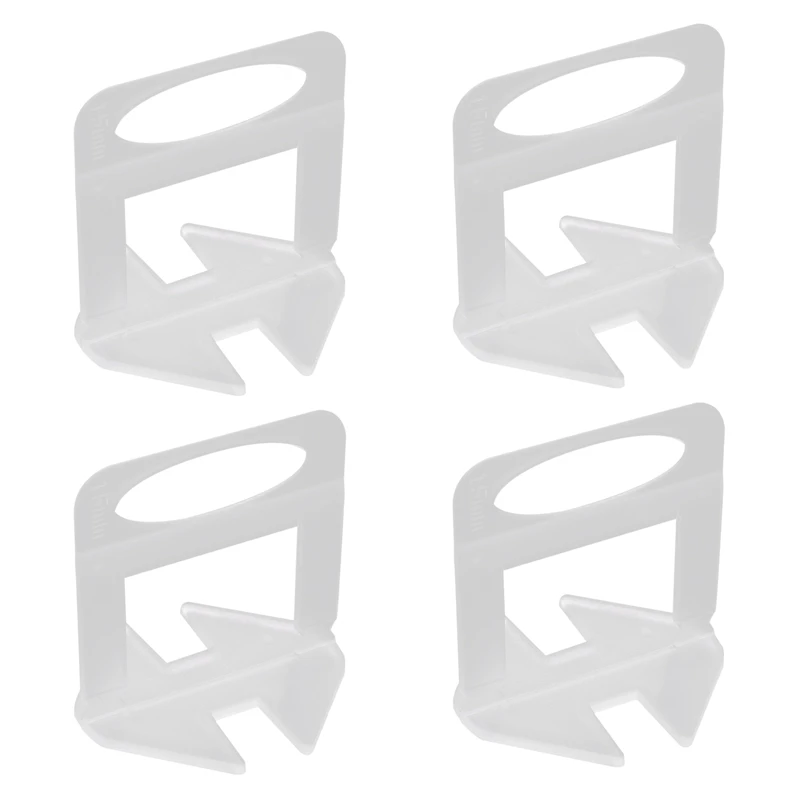 

1600 шт., зажимы для выравнивания плитки, 1,5 мм