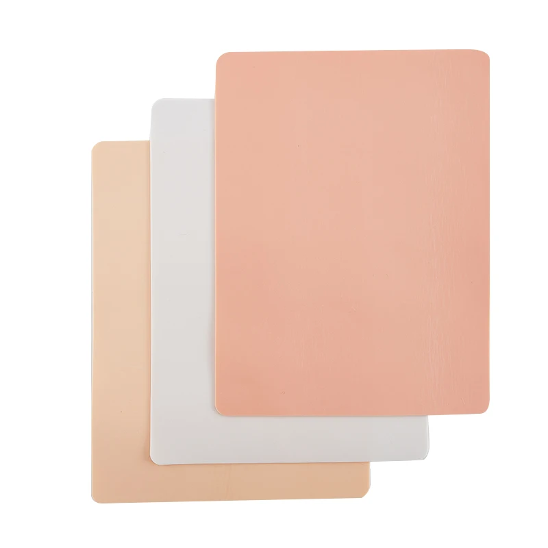

1pc Beginner Skin Makeup Fake Tattoo Simulation Silicone Blank Practice Leather For Tattoo Practice Flexible Thick Double Sided