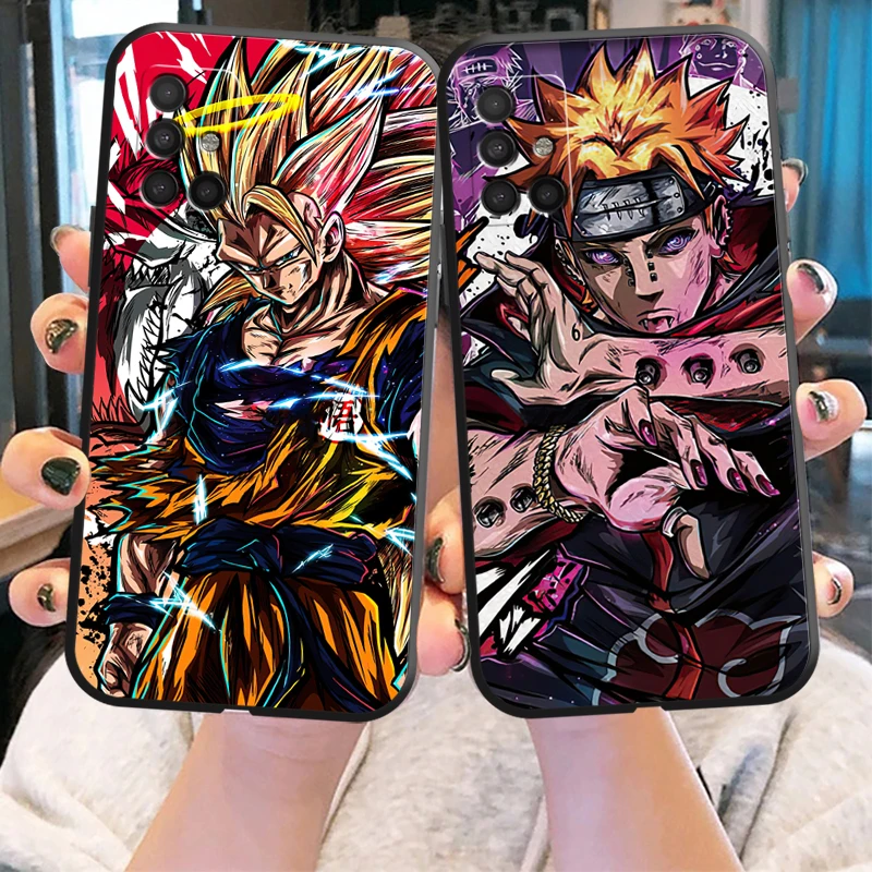 

NARUTO Japan Anime Phone Cases For Samsung S20 FE S20 Lite S8 Plus S9 Plus S10 S10E S10 Lite M11 M12 S21 Ultra Shell TPU