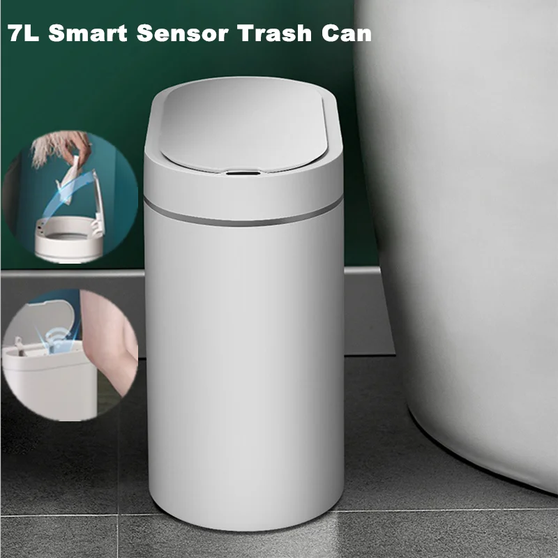 

21 м Cubo de basura с автоматическим датчиком, электронная папа для домашнего, cocina, ванной, inodoro, impermea