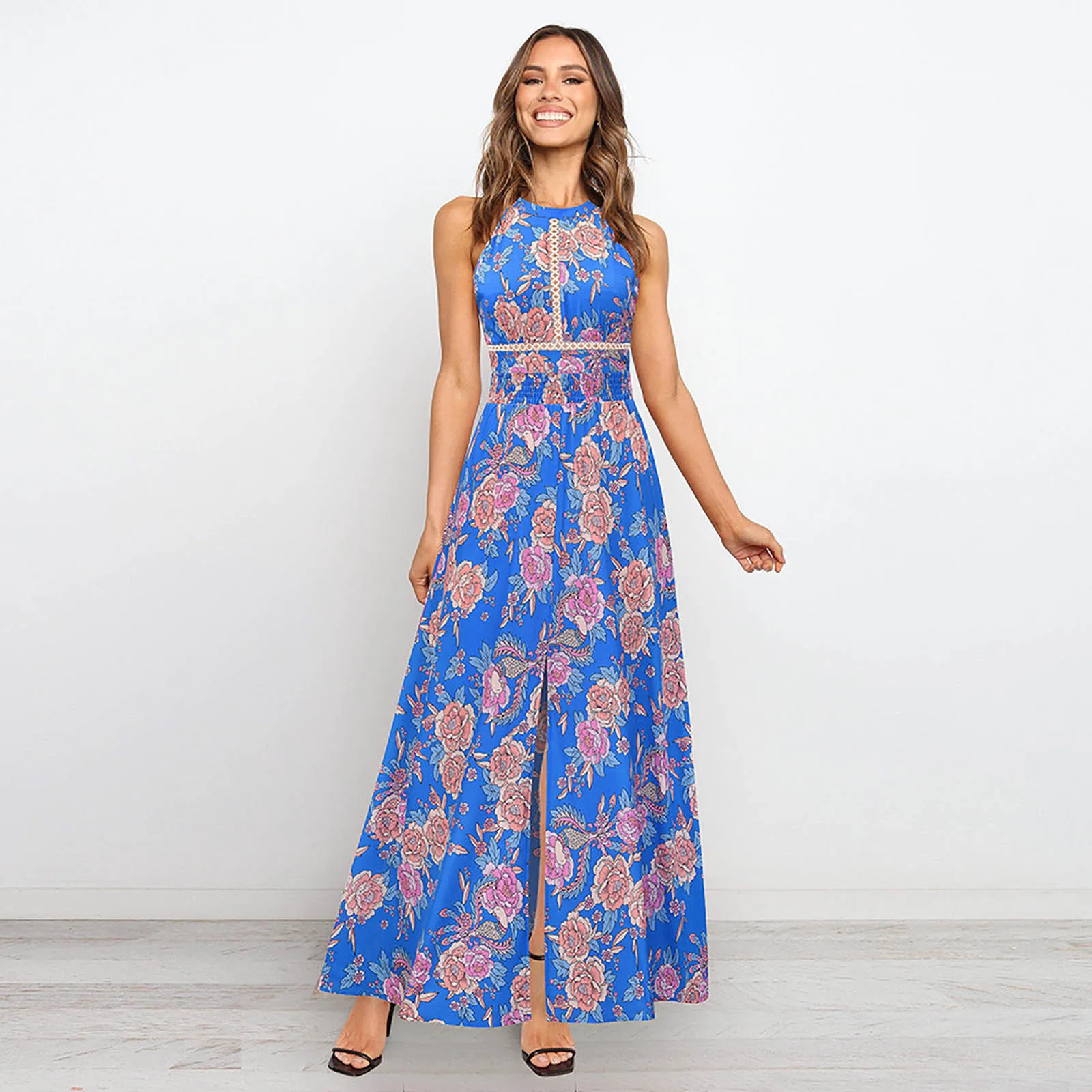 

Prom Dresses Long Evening Elegant Dresses for Women 2022 Party Sexy Dress with Floral Pattern Women's Summer Sundresses
