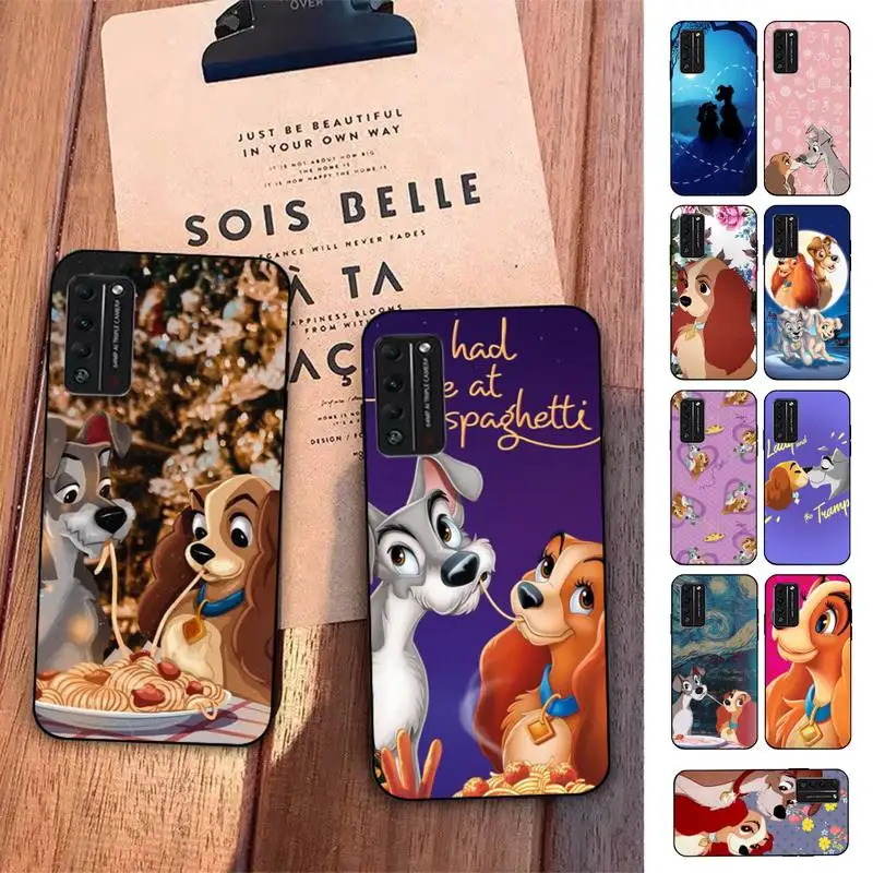 

Disney lady and the tramp Phone Case for Huawei Honor 10 i 8X C 5A 20 9 10 30 lite pro Voew 10 20 V30