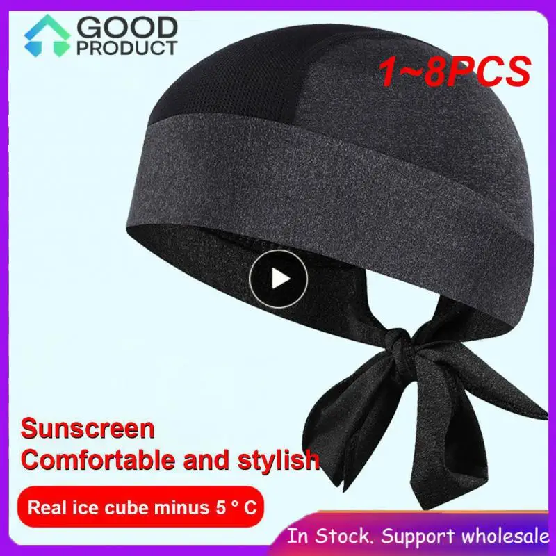 

1~8PCS Kitchen Chef Hats Pirate Chef Hat Waiter Uniform Bakery BBQ Grill Hat Chef Hat Kitchen Catering Skull Chef Caps Turbans
