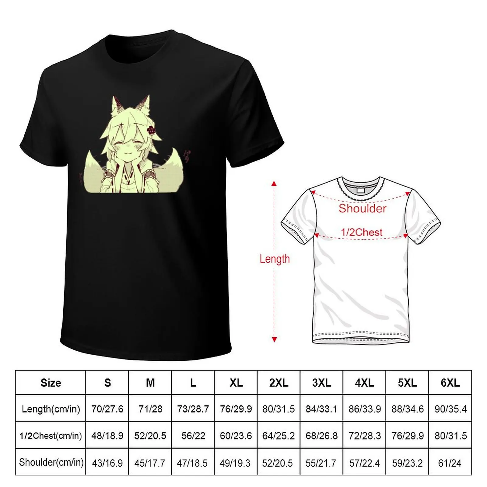 Фото Футболка Senko-san Tail Shake Design, повседневная футболка с короткими рукавами №2