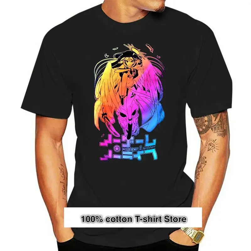 

Camiseta Jibril de No Game No Life (3XL) para hombre, camisa de cuello redondo, exclusiva, de Anime, caja, enero de 2022