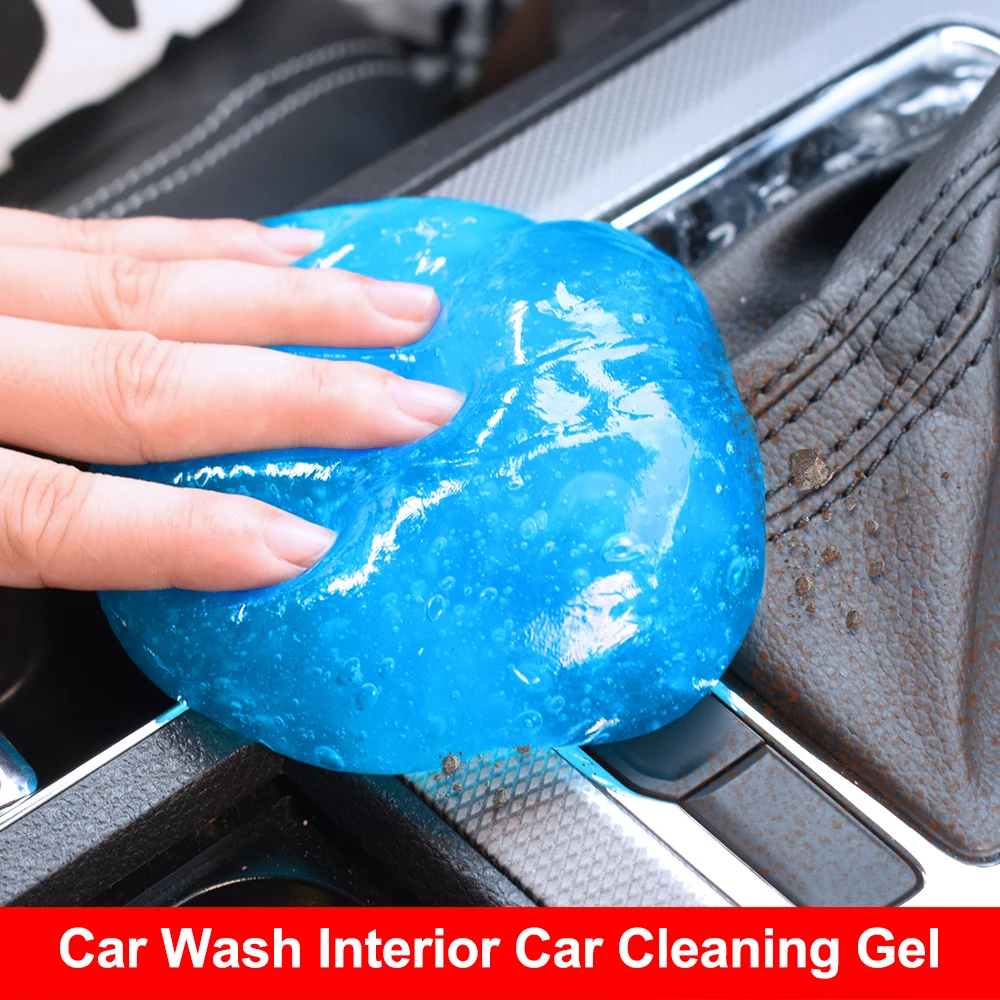 Car Cleaning Gel Slime For Cleaning Machine Auto Vent Magic Dust Remover Glue Computer Keyboard Dirt Cleaner Car Wash Interior