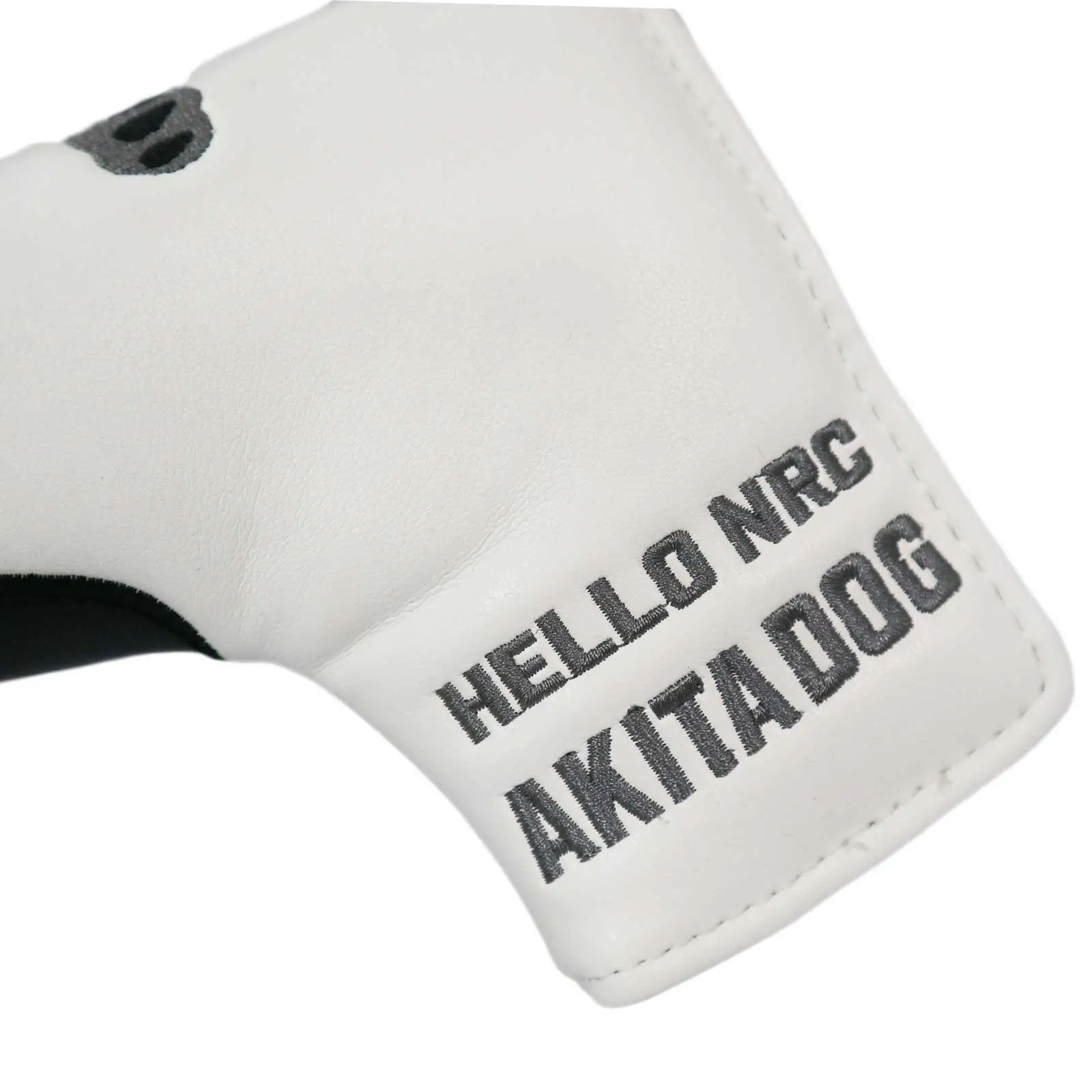 

Golf Putter Headcover Dog Pattern Club Head Cover Non-Slip Protector Yellow
